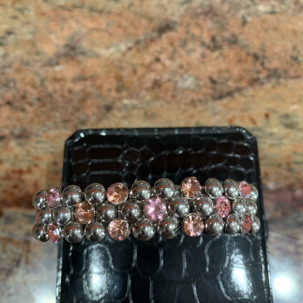 Silver stretch bracelet